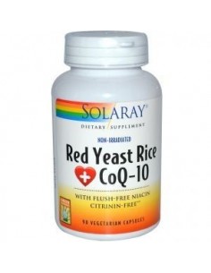 Red Yeast Rice Plus CoQ10 · Solaray · 60 cápsulas