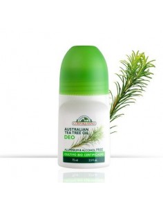 DESODORANTE ROLL ON con ACEITE ARBOL DE TÉ AUSTRALIANO 75 ML. CORPORE SANO