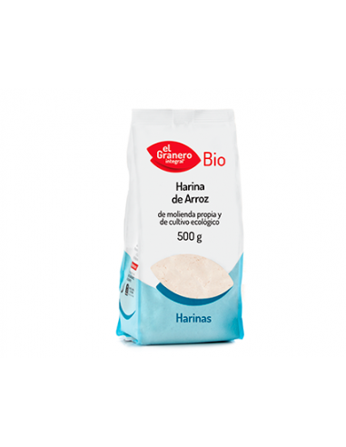 Harina de Arroz Bio (500 g) El Granero Integral
