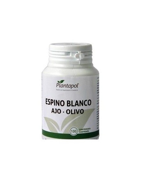 ESPINO BLANCO, AJO y OLIVO - 100 comp. 500 mg